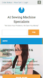 Mobile Screenshot of a1sewingmachine.com
